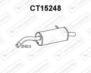 Silenciador trasero 1726NR-