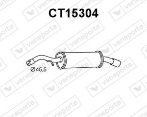 Silenciador trasero 1726RW-1726XP-1726YK-1726ZJ-173044