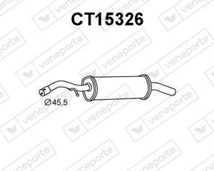 Silenciador trasero 1726NW-1726ZH-173045-1730C5-