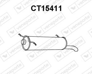Silenciador trasero 1726H5-1726W6-