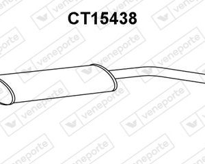 Silenciador central 1717AH-1717G3-9809853280-