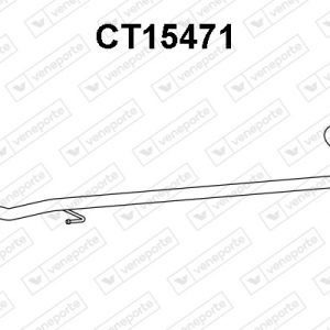 Tubo de escape 1717CQ-1717EV-1717HG-1717LG-1717PH