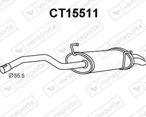 Silenciador trasero 1726LY-