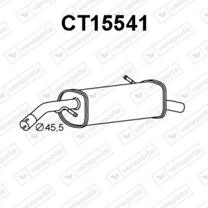 Silenciador trasero 1726XL-1726ZR-