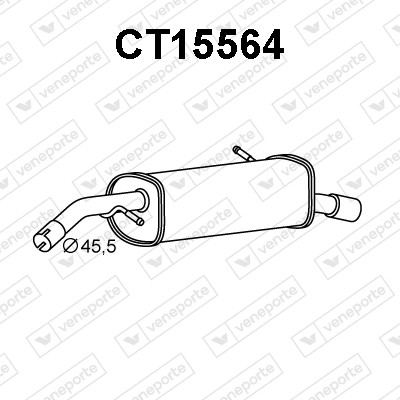 Silenciador trasero 1726XN-1726ZS-