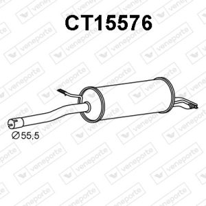 Silenciador trasero 1726RN-1726RT-1726XF-173092-9800524580