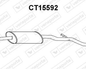 Silenciador central 1717P4-1717T5-