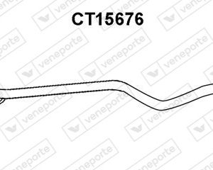 Tubo de escape 1717CZ-1717JQ-