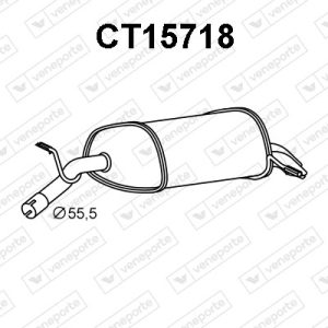 Silenciador trasero 1730X5-