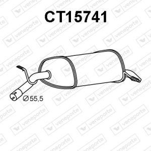 Silenciador trasero 1730AY-