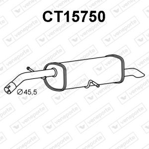 Silenciador trasero 1730GX-