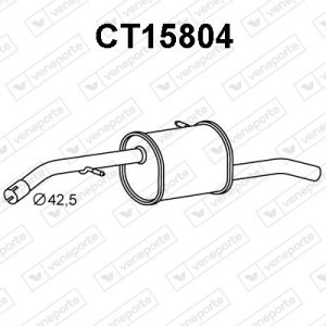 Silenciador trasero 1607286480-1730EZ-1730FG-