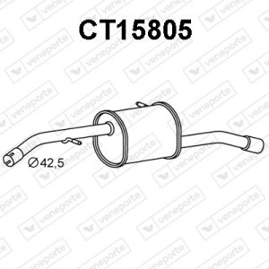 Silenciador trasero 1730GK-