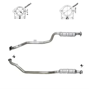 Catalizador MERCEDES W210, T210