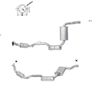 Catalizador MERCEDES ML320 3.2i