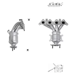 Catalizador MITSUBISHI PACE STAR 1.3i