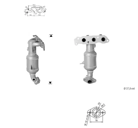 Catalizador SUZUKI ALTO 1.0i