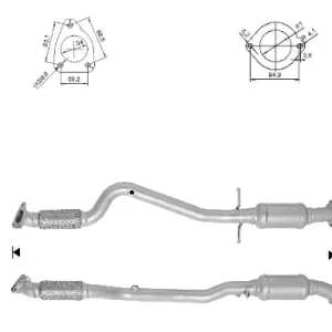 Catalizador OPEL ASTRA 1.4i Turbo 16V