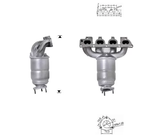 Catalizador OPEL ASTRA 1.4i