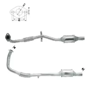 Catalizador OPEL CORSA B 1.7D
