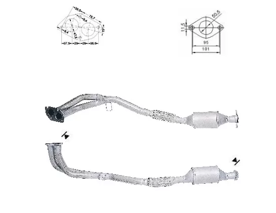 Catalizador OPEL VECTRA 1.6i