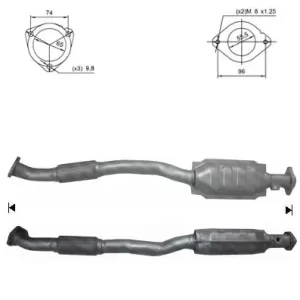 Catalizador OPEL ASTRA 2.0i Turbo