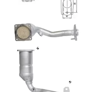 Catalizador PEUGEOT 206 1.6i 16V
