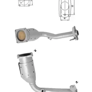 Catalizador PEUGEOT 206+ 1.1i 8V