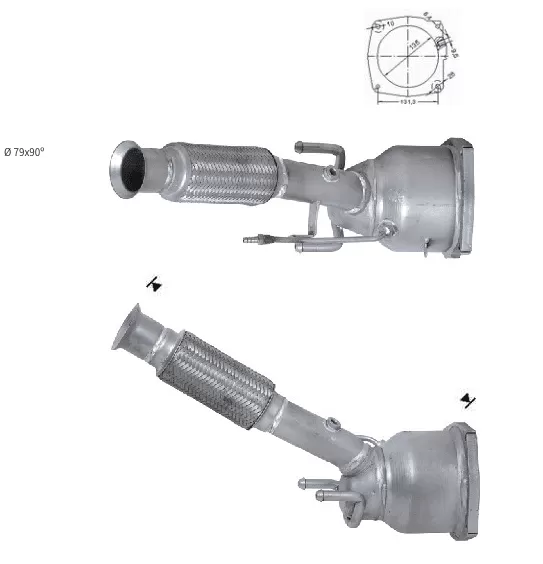 Catalizador PEUGEOT 406 2.2TD