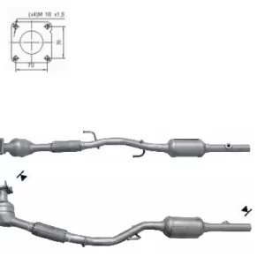 Catalizador SEAT CORDOBA 1.4i 16V