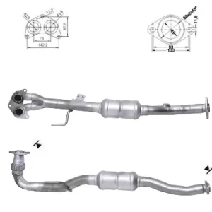 Catalizador TOYOTA AVENSIS 1.8i 16V