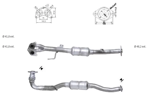 Catalizador TOYOTA AVENSIS 1.8i 16V