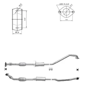Catalizador TOYOTA AVENSIS ADFTV