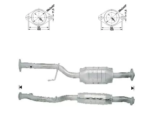 Catalizador TOYOTA CARINA E 1.6i