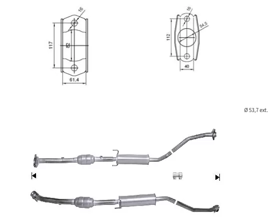 Catalizador TOYOTA CELICA 1.8i 16V