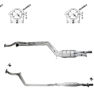 Catalizador MERCEDES W124,T124
