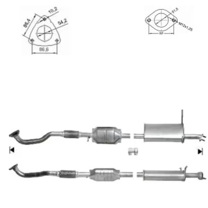 Catalizador HYUNDAI 2.4i