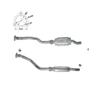 Catalizador AUDI A4 DERECHO