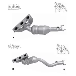 Catalizador BMW POSTERIOR+ANTERIOR