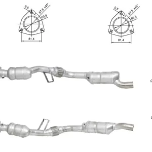 Catalizador AUDI A4 3.0i lado derecho+izquierdo