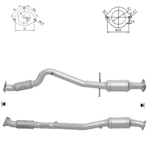 Catalizador OPEL ASTRA 1.6i Turbo 16V