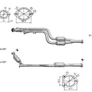 Catalizador MERCEDES CLK