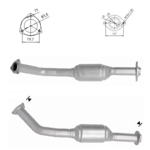 Catalizador TOYOTA LAND CRUISER 3.0TD