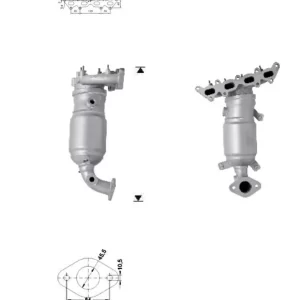 Catalizador FIAT 500L 1.4i MPI