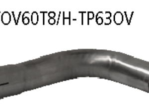 Tubo simple de salida para Volvo VOV60T8/H-TP63OV