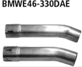 Juego adaptadores silenciador trasero para BMW BMWE46-330DAE