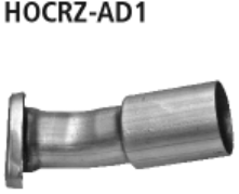 Adaptador silenciador trasero para Honda HOCRZ-AD1
