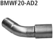 Tubo de conexión para montar el silenciador trasero para BMW BMWF20-AD2