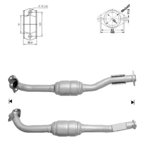Catalizador TOYOTA HILUX 2.5TD