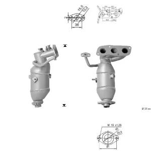 Catalizador TOYOTA IQ 1.0i 12V